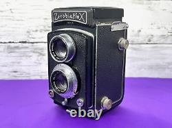 Super Rare Exc+3 with Case Zenobiaflex I TLR 6x6 Film camera With Hood From JAPAN