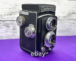 Super Rare Exc+3 with Case Zenobiaflex I TLR 6x6 Film camera With Hood From JAPAN