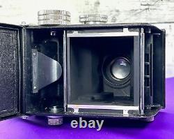 Super Rare Exc+3 with Case Zenobiaflex I TLR 6x6 Film camera With Hood From JAPAN