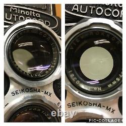 Super Rare Exc+5 Minolta Autocord RA 6x6 TLR Film Camera Rokkor 75mm F/3.5