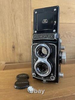 Super Rare Near Mint Tokyo Kogaku Primoflex Automat TLR Camera Topcor 75mm