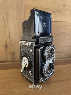 Super Rare Near Mint Tokyo Kogaku Primoflex Automat TLR Camera Topcor 75mm