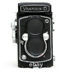 TESTED Yashica D TLR Camera Japan Yashikor 3.5/80 Rolleiflex with Strap 124G 635
