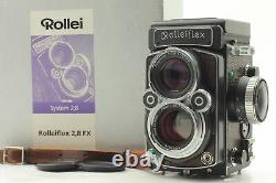 TOP MINT IN BOX Rollei Rolleiflex 2.8FX TLR Planer 80mm f2.8 From JAPAN #886