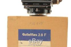 TOP MINT in BOX Flat Glass Option Rolleiflex 2.8F Planar 80mm F/2.8 From JAPAN
