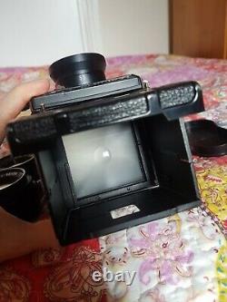 Tested and Working Mamiya C220 Professional F TLR Camera with 80mm & 55mm Lens