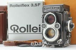 Unused Boxed Rollei Rolleiflex 3.5F TLR Planar 75mm White Face withcase Japan