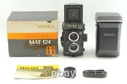 Unused? Yashica Mat 124g TLR 6x6 Film Camera 80mm f/3.5 Case From JAPAN 830