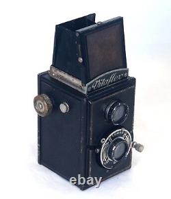 VITAFLEX Reflecta Vintage TLR Film Camera Triolar f/3.5 75mm Lens GERMANY