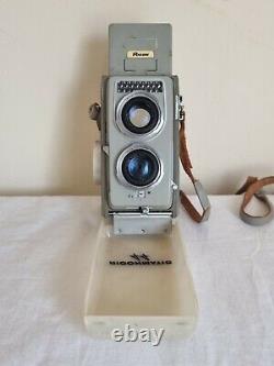 Vintage Rare RICOHMATIC 44 Baby TLR 4x4 CAMERA with Cover and VGC