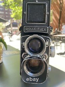 Vintage Rollei Rolleiflex 2.8C Zeiss Planar TLR 120 Medium Format Film Camera
