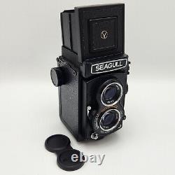 Vintage Seagull 4B-1 120 Film TLR Camera with 75mm F3.5 Haiou SA-99 Lenses READ