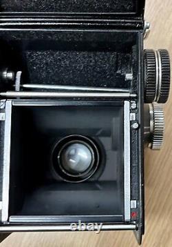 Vintage Walzflex TLR Film Camera c1950s with Manual. Like Rolleiflex. UNTESTED