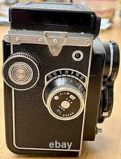 Vintage Walzflex TLR Film Camera c1950s with Manual. Like Rolleiflex. UNTESTED