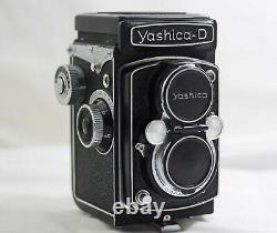 Vintage Yashica D Tlr 120 Film Camera With Case (near Mint)