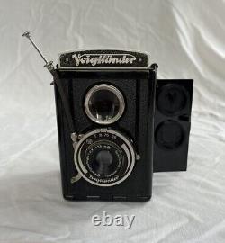 Voigtländer Brillant V6 1937 Bakelite Camera & Case With Original Instructions