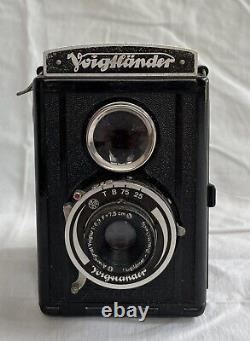 Voigtländer Brillant V6 1937 Bakelite Camera & Case With Original Instructions