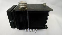 WZFO TLR Medium Format Film Camera START 6x6 EUKTAR F1.4 /75mm with Leather Case