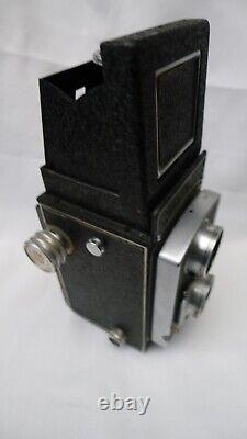 WZFO TLR Medium Format Film Camera START 6x6 EUKTAR F1.4 /75mm with Leather Case