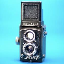 Walzflex Medium Format TLR Film Camera c1950s Serviced, Working But Worn Lomo