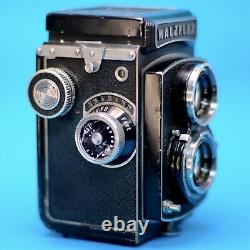 Walzflex Medium Format TLR Film Camera c1950s Serviced, Working But Worn Lomo