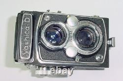 YASHICA D TLR 120 Medium Format Film Camera with 80mm F/3.5 Lens Excellent