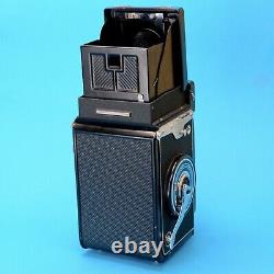 Yashica-24 6x6 TLR Film Camera With Yashinon 80mm F3.5 Refurbished Working & Case