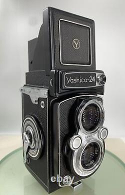 Yashica 24 L TLR 120 film Medium Format Camera 80mm F/3.5 Twin Lens SERVICED