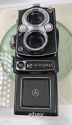 Yashica 24 L TLR 120 film Medium Format Camera 80mm F/3.5 Twin Lens SERVICED