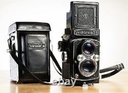 Yashica 635 TLR Twin Lens Reflex Medium Format Film Camera With Case
