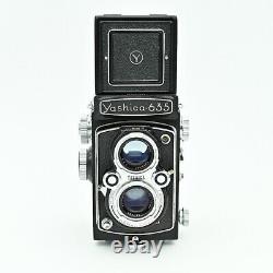 Yashica 635 Twin Lens Reflex TLR 120 6x6 & 35mm Film Camera. NR MINT
