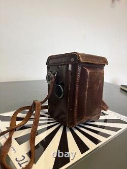 Yashica-A Medium Format Film Camera TLR 80mm 1950s Vintage with Case