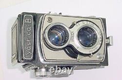 Yashica-B TLR 6x6 120 Medium Format Film Camera 80/3.5 Lens in Grey Ex++