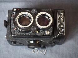 Yashica MAT-124G 6x6 TLR medium format film camera, case, instructions & lenses