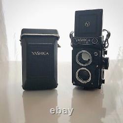Yashica Mat 124 G with case, strap, filter, and two sets close up filters