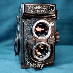 Yashica Mat 124G 6x6 TLR Film Camera With Yashinon 80mm F3.5 Refurbished Working