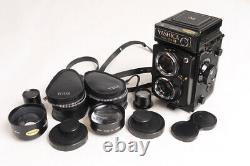 Yashica-Mat 124G Kit withTele/Wide Lens Sets A Beauty/Works Well Please Read