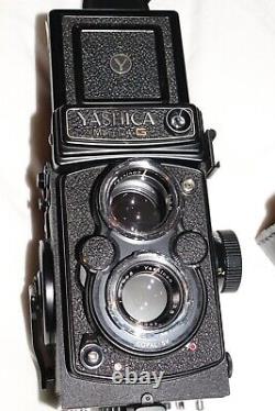 Yashica Mat 124G TLR Camera + Case + Cap Near MINT Condition Fully Working