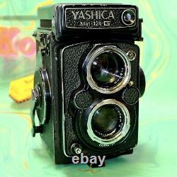 Yashica Mat 124G TLR Medium Format Film Camera CLAD Working Order lomo, retro