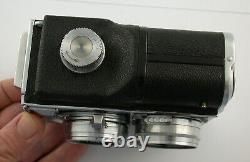 ZEISS IKON Contaflex TLR Sonnar 2/50 5cm 50 F2 case strap cap fine condition