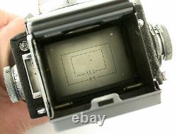 ZEISS IKON Contaflex TLR Sonnar 2/50 5cm 50 F2 case strap cap fine condition