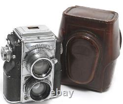 Zeiss Ikon Contaflex TLR Film Camera w. Zeiss Jena Sonnar 2/5cm, Original Case